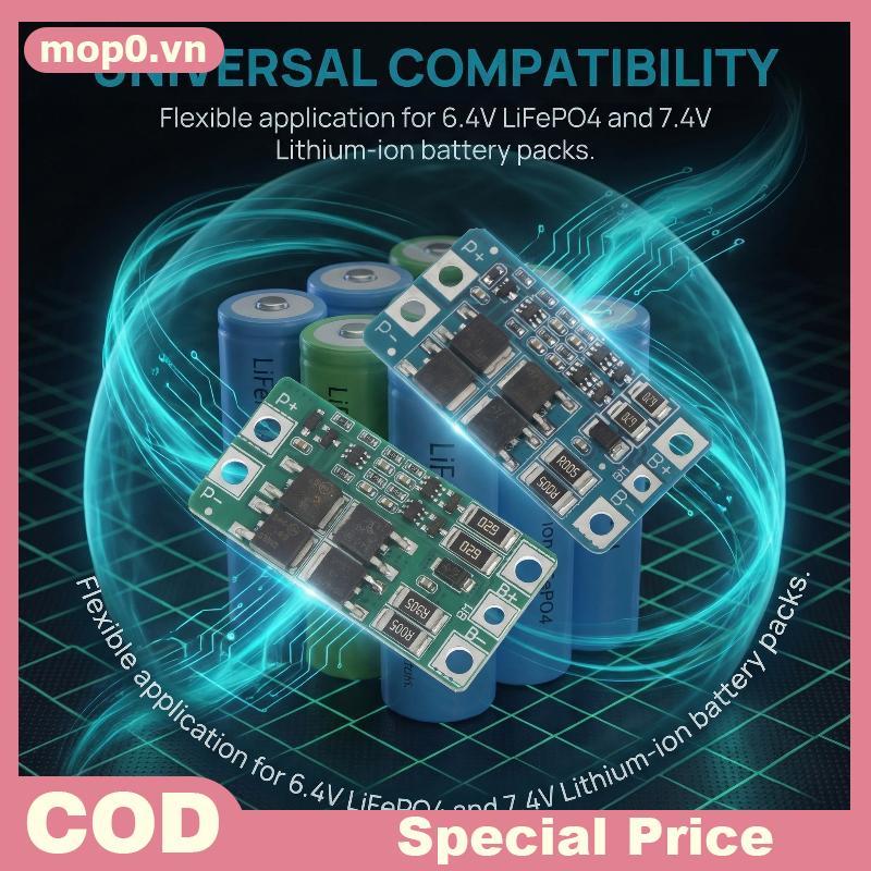 MOP 2S 10A LiFePO4 BMS có cân bằng cho Pa pin 18650 / 32650.