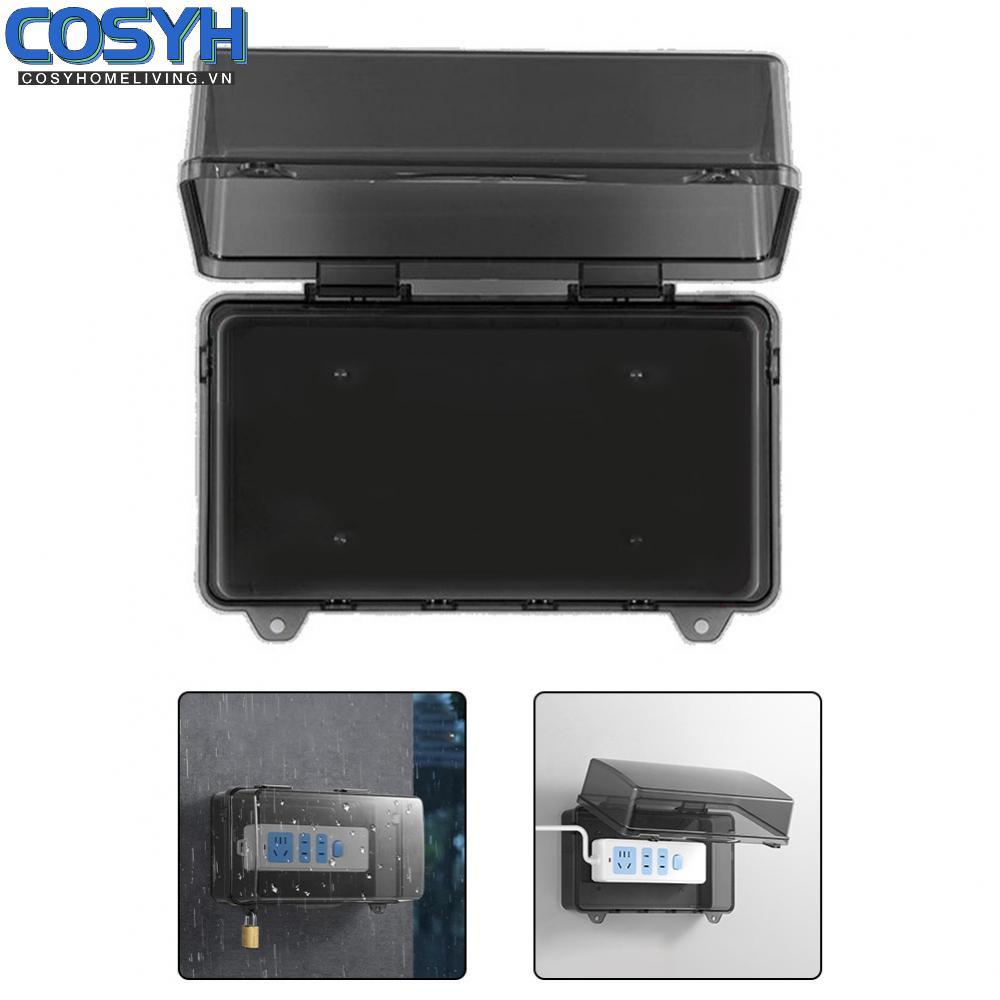 <cosyh>Outdoor Electrical Enclosure Ample Internal Space Dual Detachable Covers