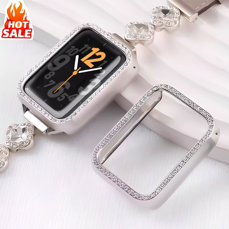 Vỏ PC kim cương Tương thích với vỏ mi band 10 Pro (không có phim) Vỏ bảo vệ Ốp lưng chống sốc cho mi