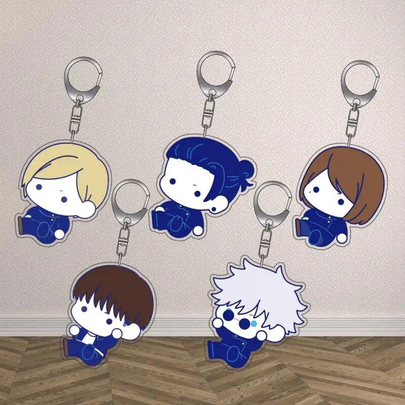 Móc khóa acrylic Jjk Kento Nanami Suguru Geto Shoko Ieiri Satoru Gojo phụ kiện anime  Q Version Acry