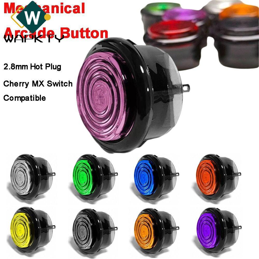 WAPKTY Cơ HITBOX Nút Arcade, Nút Arcade ST-M4 tương thích phích cắm nóng 2,8mm, Nút điều khiển khung