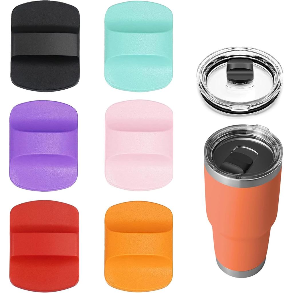 6 Cái Nắp Thanh Trượt Từ Tính Thay Thế, Khối Đẩy Thay Thế magslider Tương Thích Với Nắp YETI 10 oz, 