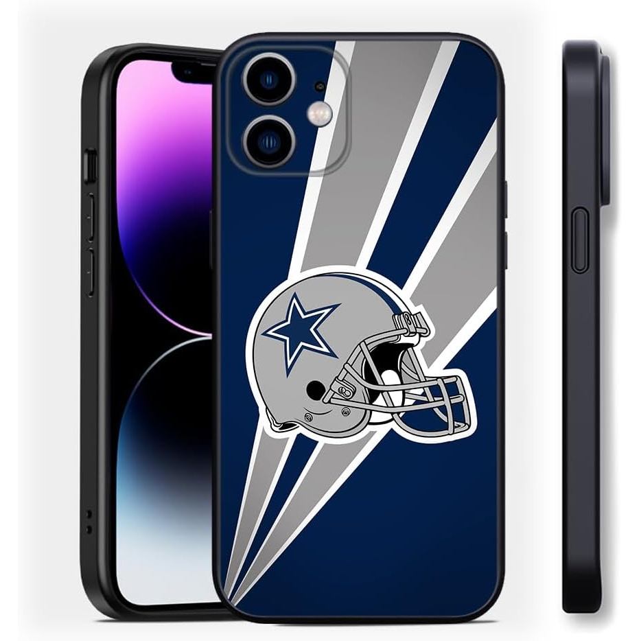 Dallas Được thiết kế cho iPhone 11, Ốp điện thoại chủ đề bóng bầu dục mỏng chống sốc bằng silicon ch