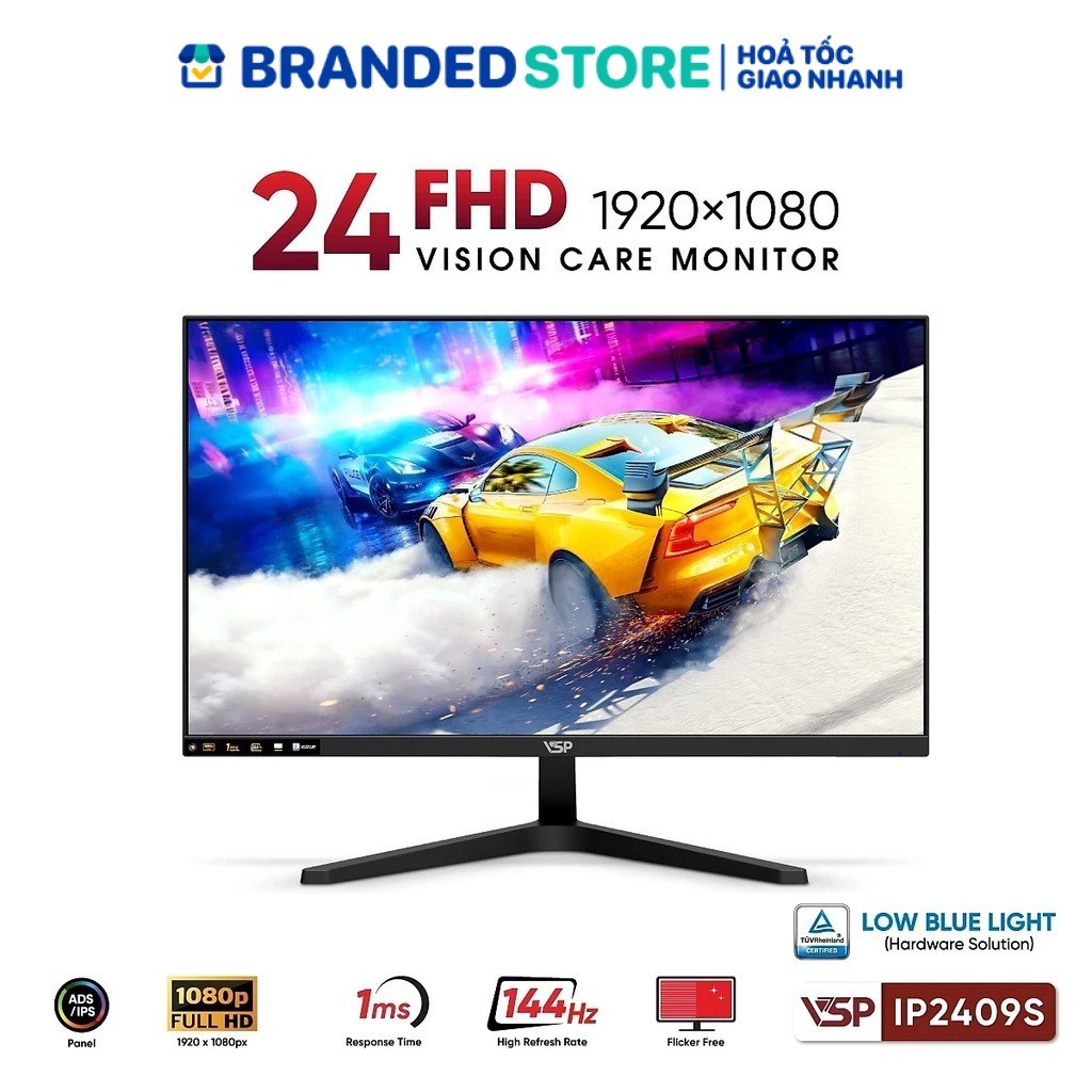 Màn Hình VSP IP2409S (23.8 inch / IPS / FHD / 144Hz / 1ms)