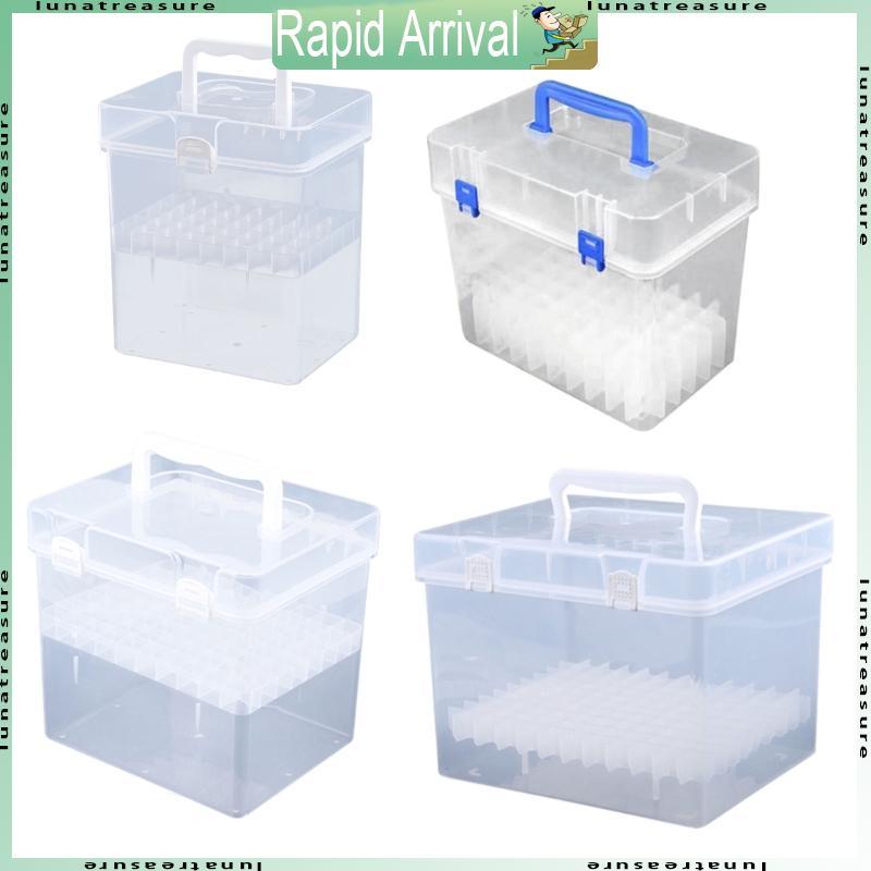 Transparent Marker Pens Storage Box Container Art Craft Tray Office Desk Organiz