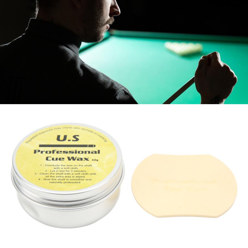 Yosoo Pool Cue Wax Silky Shaft Bảo trì đặc biệt cho trục gỗ Công thức bảo vệ vi mô Carom Bida Chăm s