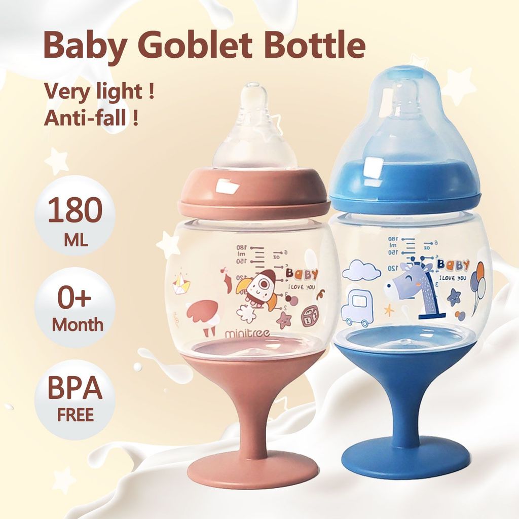 Household baby duckbill bottle for milk feeding and drinking water6xx Children's drinking cup, wine 