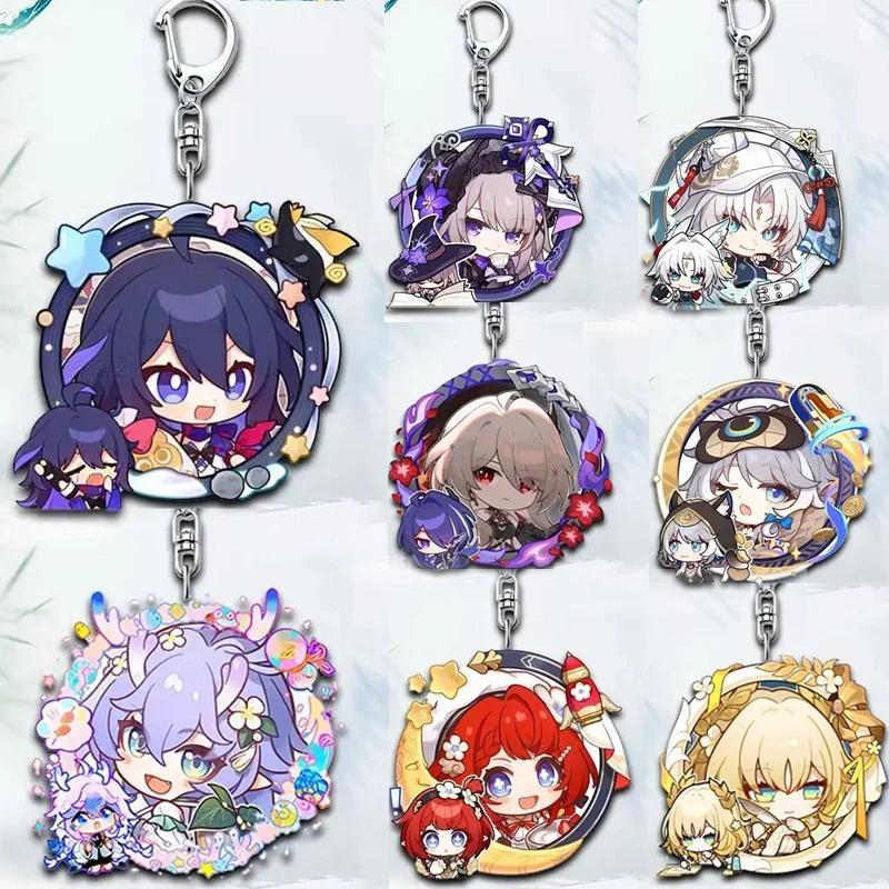 New Game Honkai Star Rail Móc khóa Hyacinthia Cifera Dan Heng Bronya Rand Asta Mydei Mô hình  móc kh