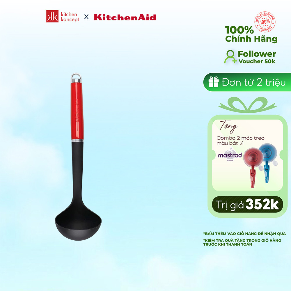 KitchenAid - Vá múc canh màu đỏ