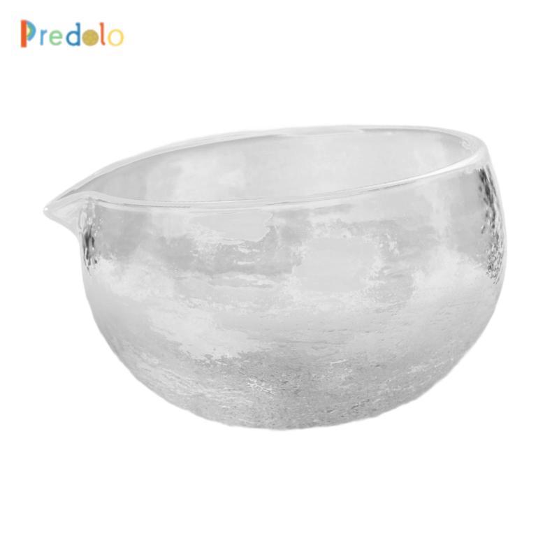 Bát Matcha thủy tinh Lễ Matcha Chawan có vòi Quà tặng Nhật Bản Trà xanh chịu nhiệt Chawan cho bữa ti