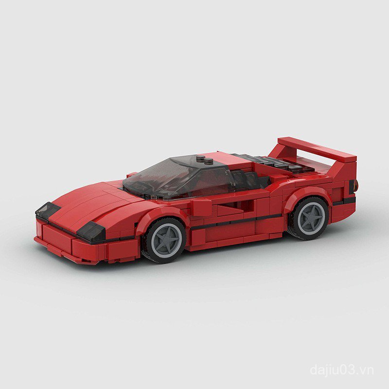 ⭐⭐Khối Xây Dựng MOC Tương Thích Với Lego Hạt Nhỏ F40 Đua Xe Thể Thao Giáo Dục Sáng Tạo Lắp Ráp Trẻ E