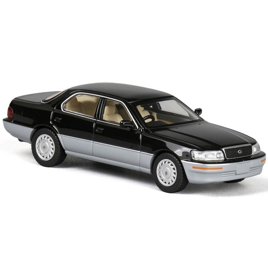Mytopshop JKM 1: 64 Đen LS400 UCF10 Cổ Điển Sedan Thể Thao Mô Hình Diecast Kim Loại Hiển Thị Xe Mới