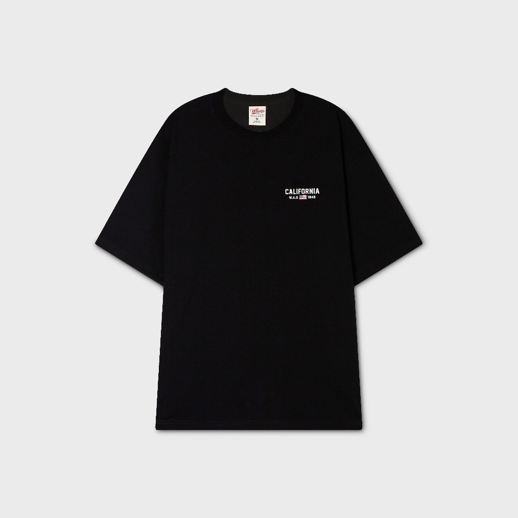 In Cờ California WHO Phong Cách Vintage Nam Nữ Cotton Cao Cấp Phong Cách Baggy Dạo Phố Áo Thun 6.10