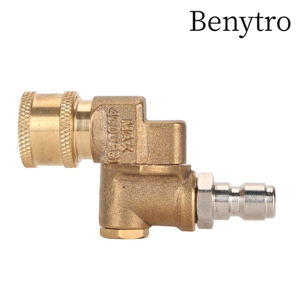 Benytro Khớp nối xoay máy rửa áp lực BENYTRO, Khớp nối xoay kết nối nhanh 4500 PSI 4500psi, 5 góc 18