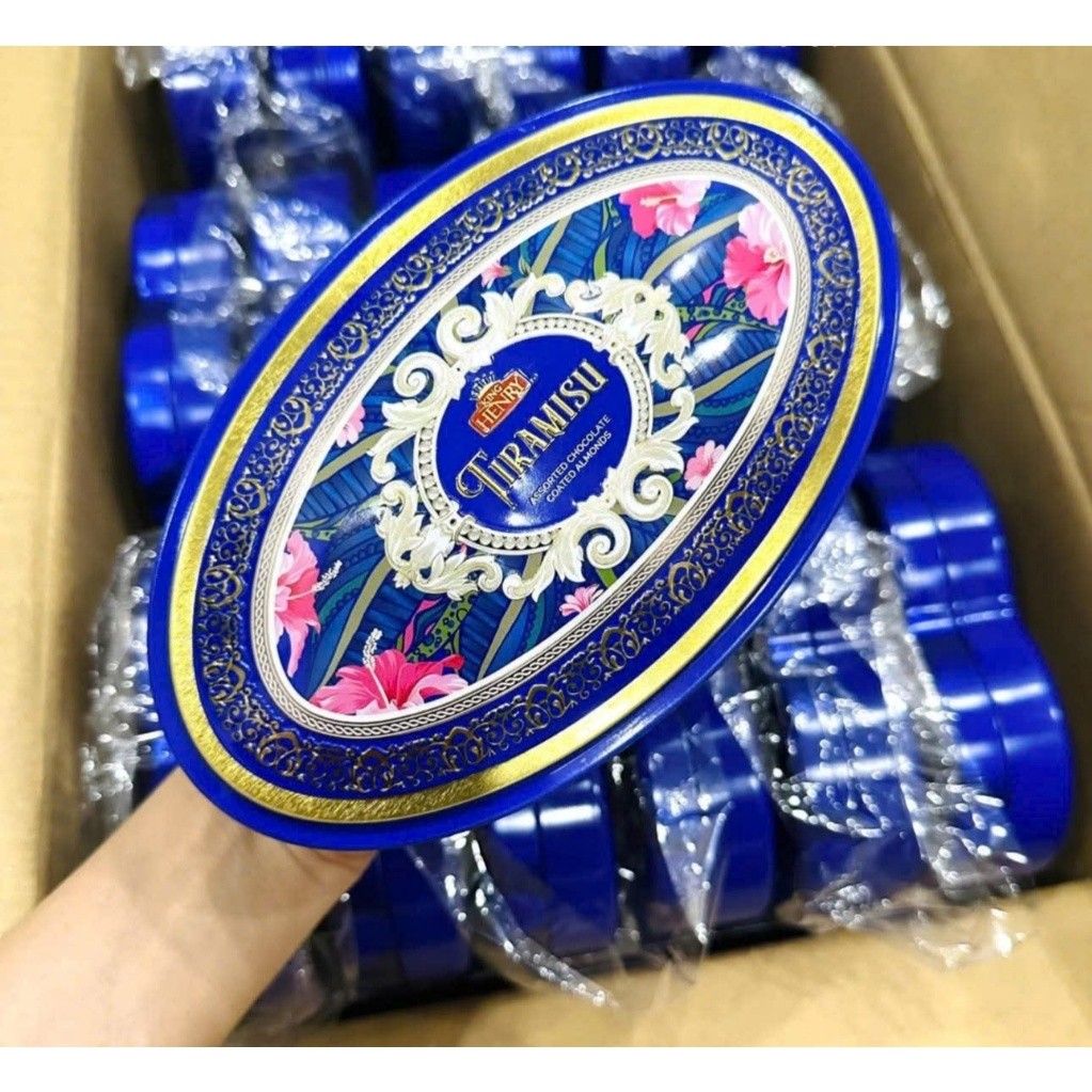Combo 2 Hộp socola hạnh nhân King Henry Tiramisu 100gr (giao màu ngẫu nhiên) Combo 2 Hộp socola hạnh