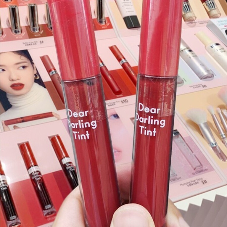Etude House Little Sweetheart Trong Suốt Mềm Mại Ngọt Ngào Lover Lip Gloss AD Nhuộm Son Bóng Môi Liq