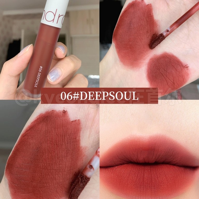 son romand chính hãng son romand 24 Romand Soft Charm Matte Velvet Lip Gloss 06deepsoul Ăn Trái Đất 