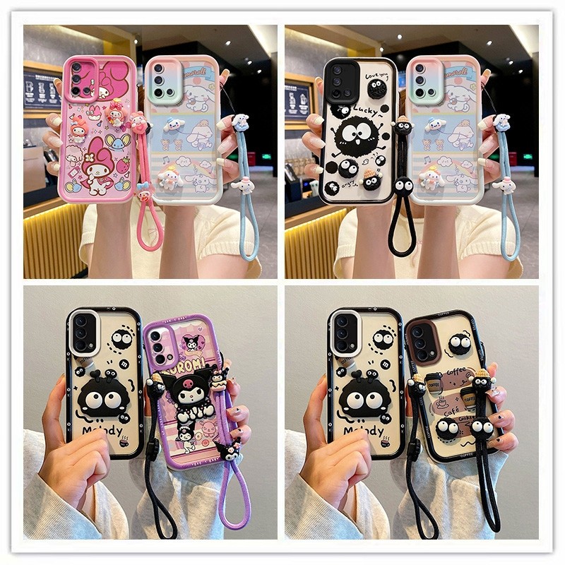 ốp lưng oppo a95 a74 Ốp điện thoại búp bê 3D dễ thương cho ốp lưng oppo a95 oppo a74