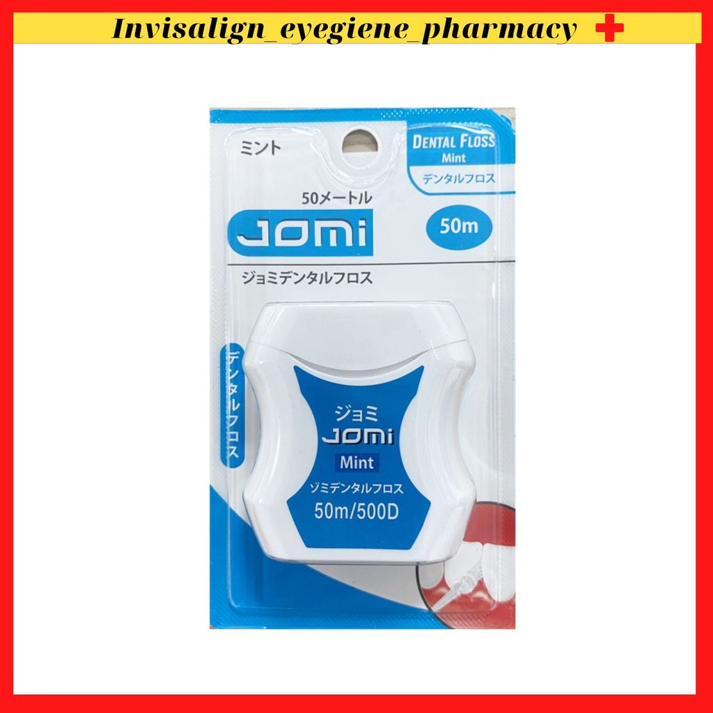 Chỉ Tơ Nha Khoa JOMI Dental Floss Mint Hương Bạc Hà 50m Dental Floss Mint