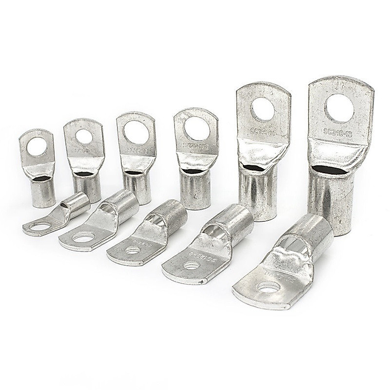 500 Cái Đầu Cos SC6-4 SC6-6 Đồng Mạ Cos Trần 6mm² Lỗ 4-6 Cos Bích