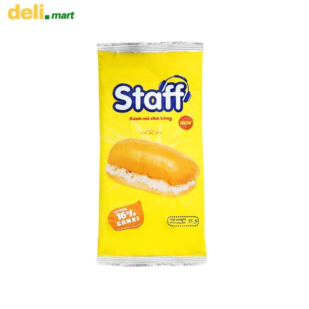 Combo 10 Bánh mì chà bông Staff gói 55g