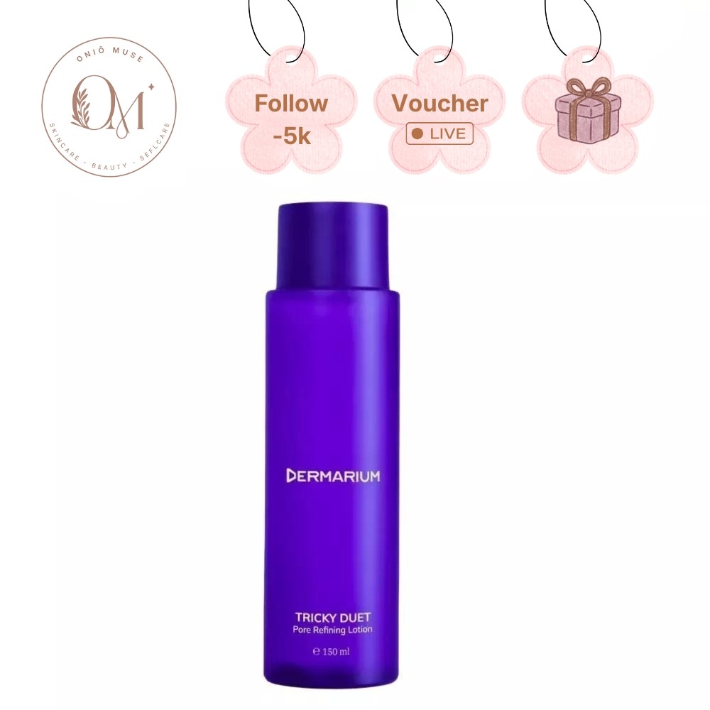 Tây da chết hóa học Dermarium Tricky Duet 2% Salicylic Acid (BHA) dạng toner, giảm dầu mụn ẩn