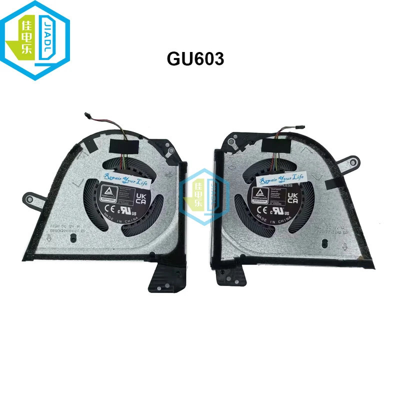 CPU GPU Quạt Làm Mát Cho Asus ROG Zephyrus M16 GU603 ZE GU603ZX GU603ZM GU603ZW 13NR08R0T03111 02111