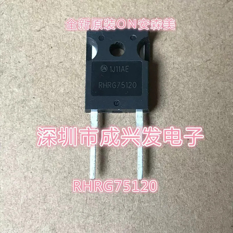10 Chiếc RHRG75120 RHRG 75120 75A 1200V TO247 Điốt Phục Hồi Nhanh Mới Transistor Chất Lượng Cao