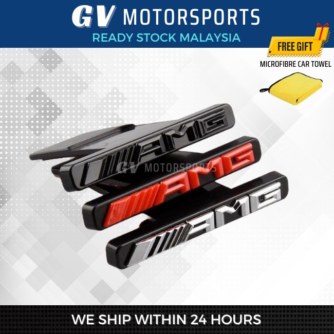 Logo Mercedes AMG Huy hiệu biểu tượng AMG Lưới tản nhiệt GT phía trước / Lưới tản nhiệt AMG