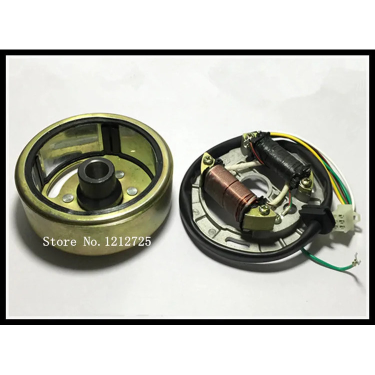 FW Xe máy hai thì AX100 Magneto stator rôto lắp ráp AX 100 Máy phát điện rôto stator