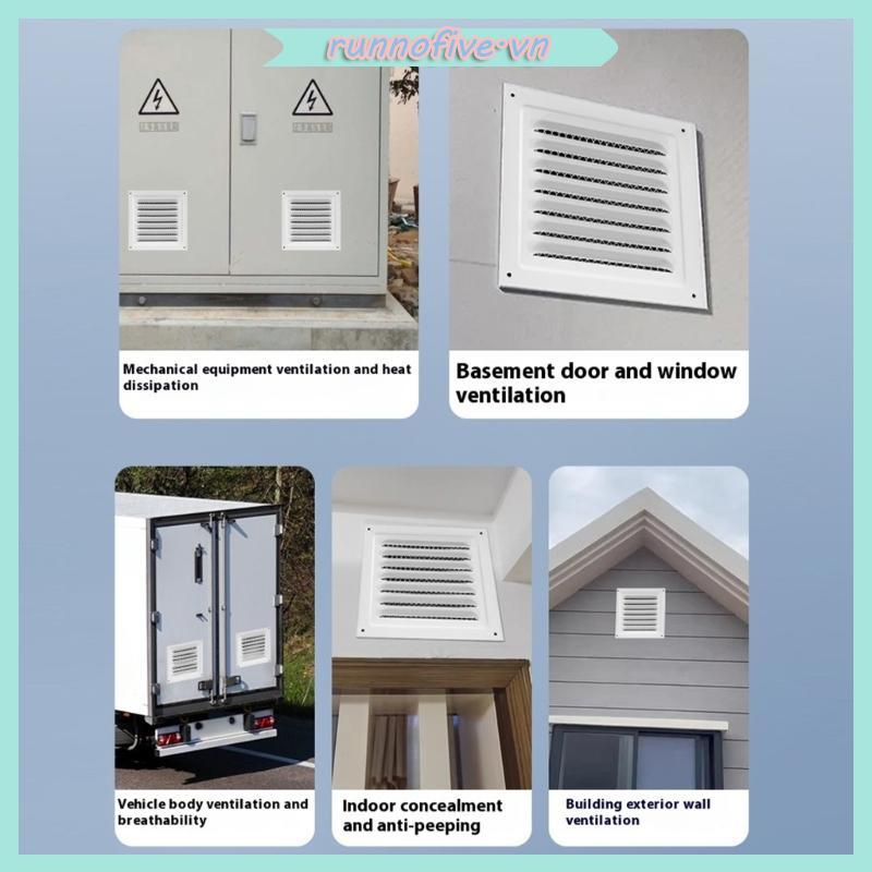 Ấm cúng Air Outlet Vent Louver Grill Cover Vuông Soffit Vent Dryer Cover