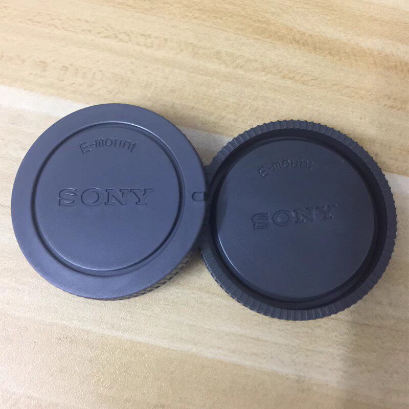 E Mount Body Cap Ống Kính Phía Sau Bộ Cho Sony A6400 A7M3 A7S2 A7R4 NEX Máy Ảnh Không Gương lật