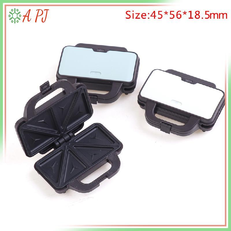 [APJ] 1: 12 Nhà Búp Bê Mini Pancake Maker Waffle Sandwich Maker Mô Hình Điện Nhà Bếp [MỚI]