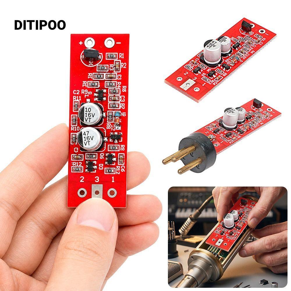 DITIPOO Bảng micro công suất Phantom, Bộ khuếch đại micro ngưng tụ 125db DIY, Bảng khuếch đại micro 