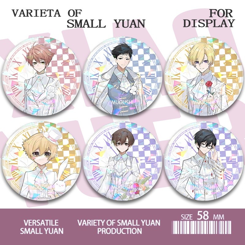 【Fast shipping】host club trường ouran/ouran high school host club Anime Huy hiệu ghim cài áo Badge