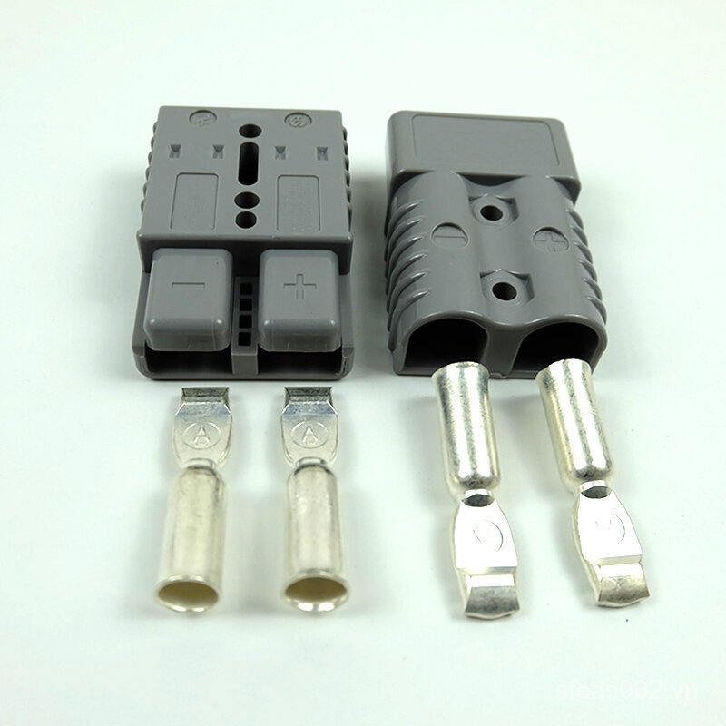 2 Chiếc 175A Kết Nối Nhanh Cắm 600V Pin Cắm Tời Màu Xám / Đỏ Cho Anderson Kết Nối Max 1AWG Dây Cáp N