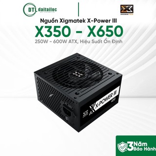 Nguồn Xigmatek X-Power III 450W 600W  450W 350W 550W | Chính Hãng | Bảo hành 36 tháng