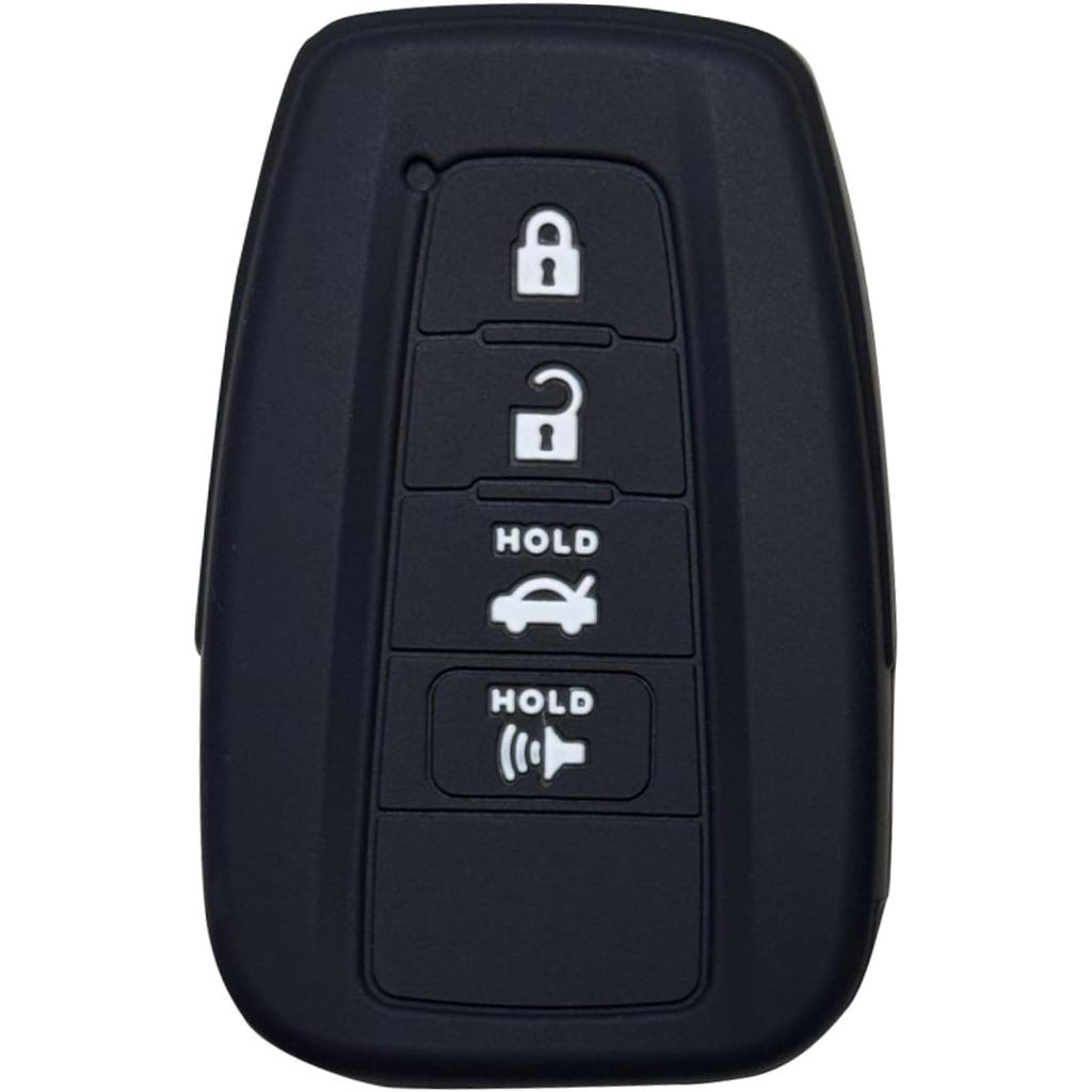 Chìa Khóa Fob Cover Camry Highlander: 4 Nút Chìa Khóa Silicon Fob Case Phù Hợp Cho Xe Toyota Avalon 