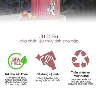 Kilner - Bình Nước Thủy Tinh - 3L