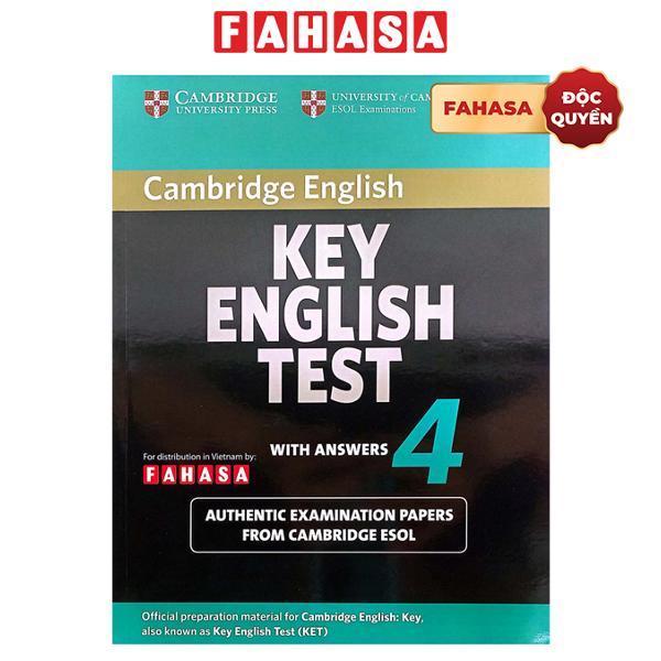 Sách - Cambridge Key English Test 4 with Answers FAHASA Reprint Edition