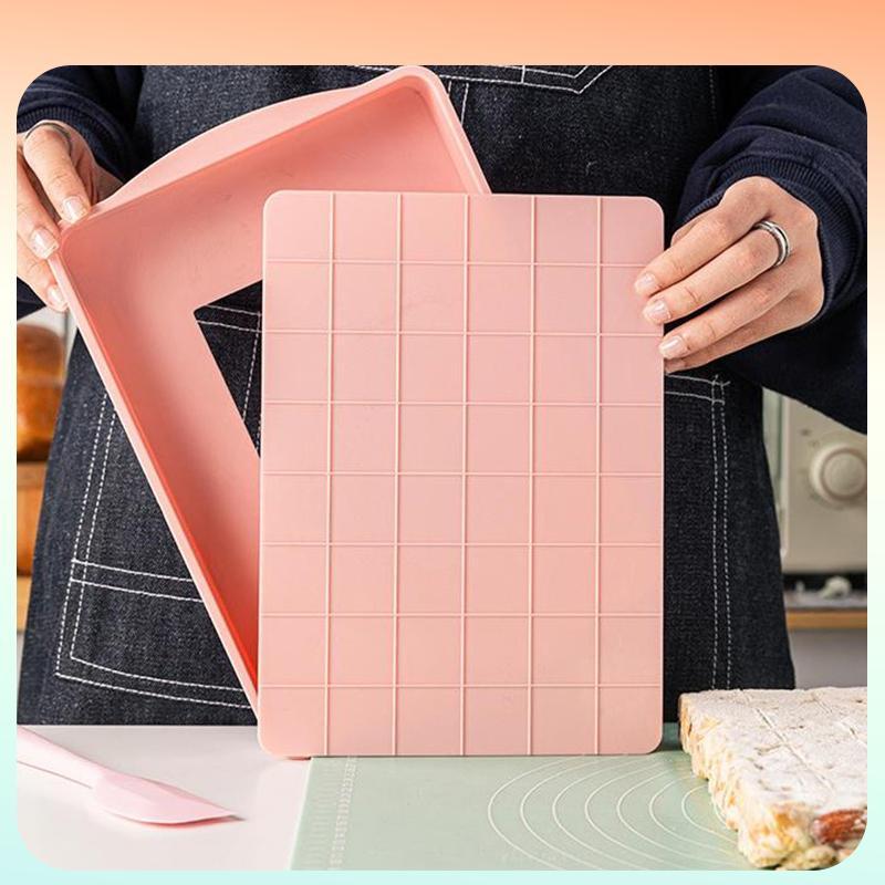 (COD) Khuôn Nougat Chất Lượng Cao Bông Tuyết Bánh Ngọt Đáy Khuôn Nướng Bánh Không sti Làm Mát Thiết 