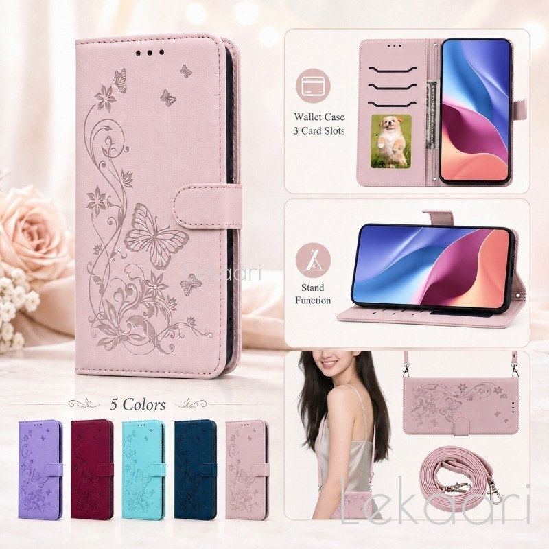 Bướm Lật Dành Cho Samsung Galaxy M23 F23 M13 Note 20 Ultra 10 Plus Lite A81 Khe Cắm Thẻ Da Từ Ví Giá