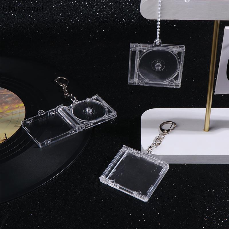 Hoa Ngoại Vi Kỷ Niệm Trống Album Mini CD Case Móc Khóa CD Máy Nghe Nhạc CD Hình Chìa Khóa Mặt Dây Ch
