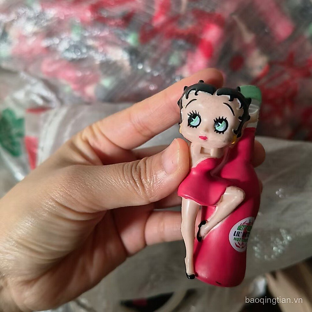 NJ Croce Retro Hoài Cổ Ngoài In Búp Bê Betty Betty Boop Búp Bê Mô Hình Trang Trí OLBL