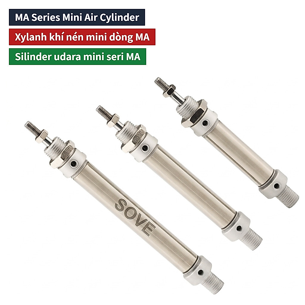 Mini Pneumatic Cylinder MA32 Series Double Acting CA Mount — MA32×25/50/75/100/125/150/175/200-S-CA