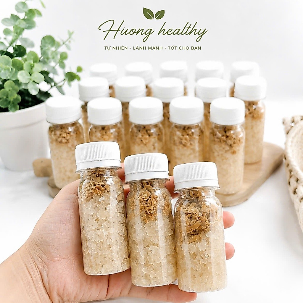 Nấm nước kefir hay gọi là kefir dừa, water kefir lên men nước mía, nước dừa, nước đường
