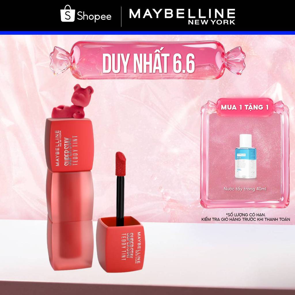 Son Kem Bông Bền Màu Superstay Teddy Tint Maybelline New York 5ml
