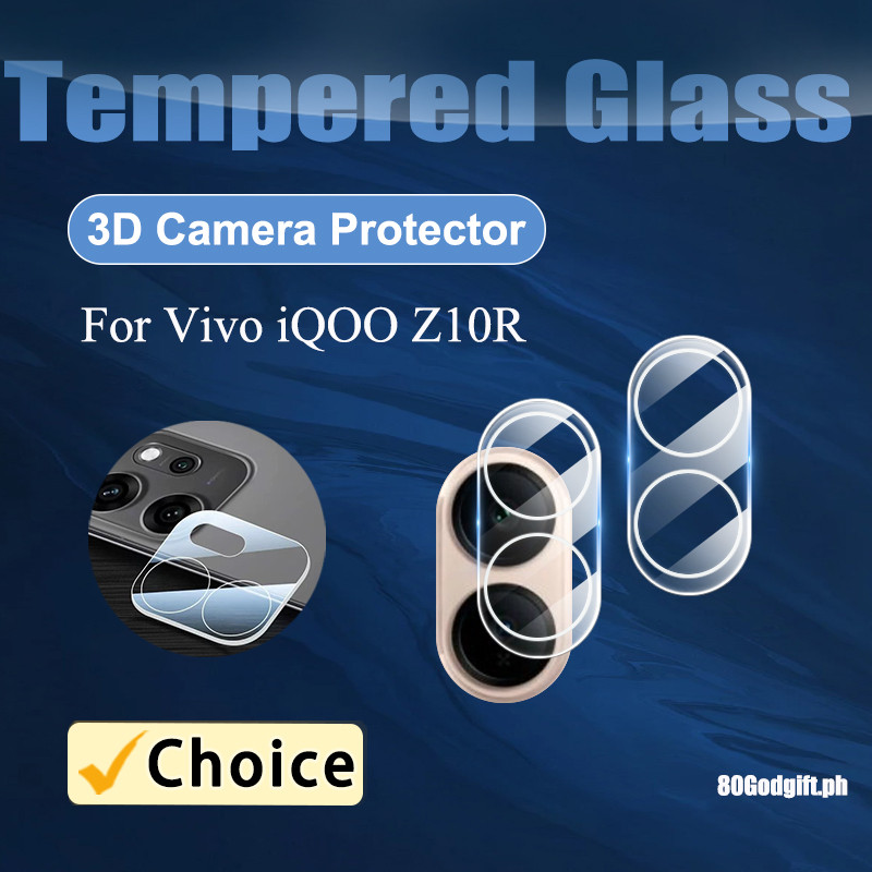 Kính Cường Lực 3D Bảo Vệ Ống Kính Cho Vivo IQoo Z10R 9H 8K Kính Camera Phim Cho Vivo IQoo Z10R Z10X 