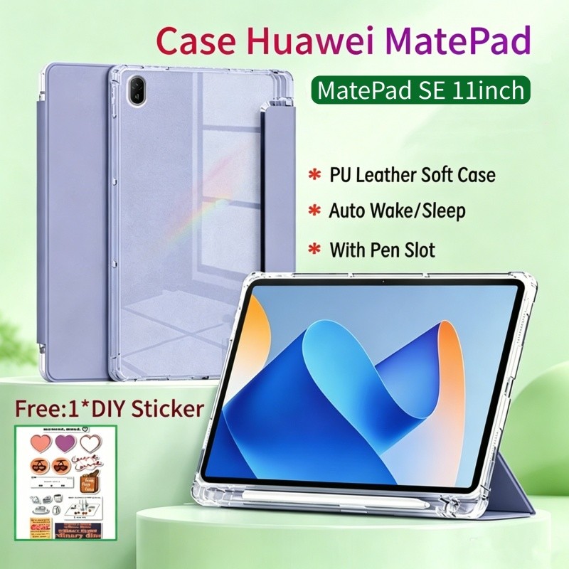 Ốp điện thoại Huawei MatePad 11 inch có khe cắm bút Vỏ bảo vệ từ tính Huawei MatePad SE 11 inch có m