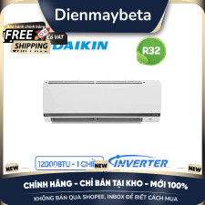 [KHÔNG BÁN QUA SHOPEE] Điều hòa Daikin 12000 BTU inverter 1 chiều FTKB35WAVMV Mới 100%